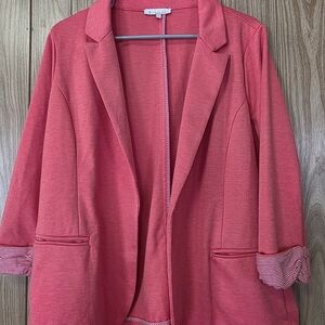 Skies Are Blue Vibrant Pink Blazer